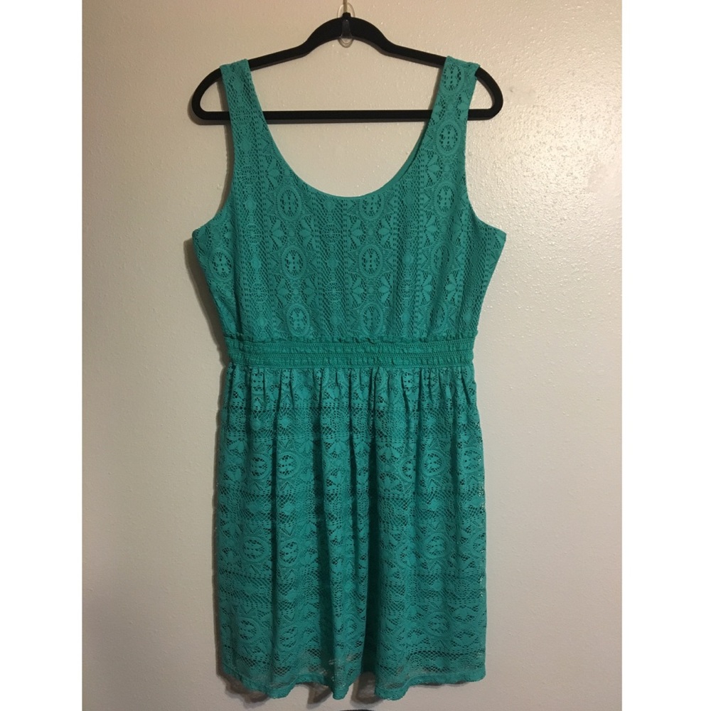 Teal dress